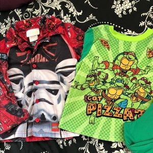 Two pairs of boys pajamas